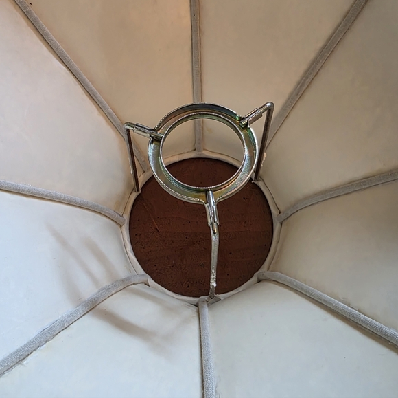 Elegant Cream Table Lamp with Fringe - Picture 9 of 16